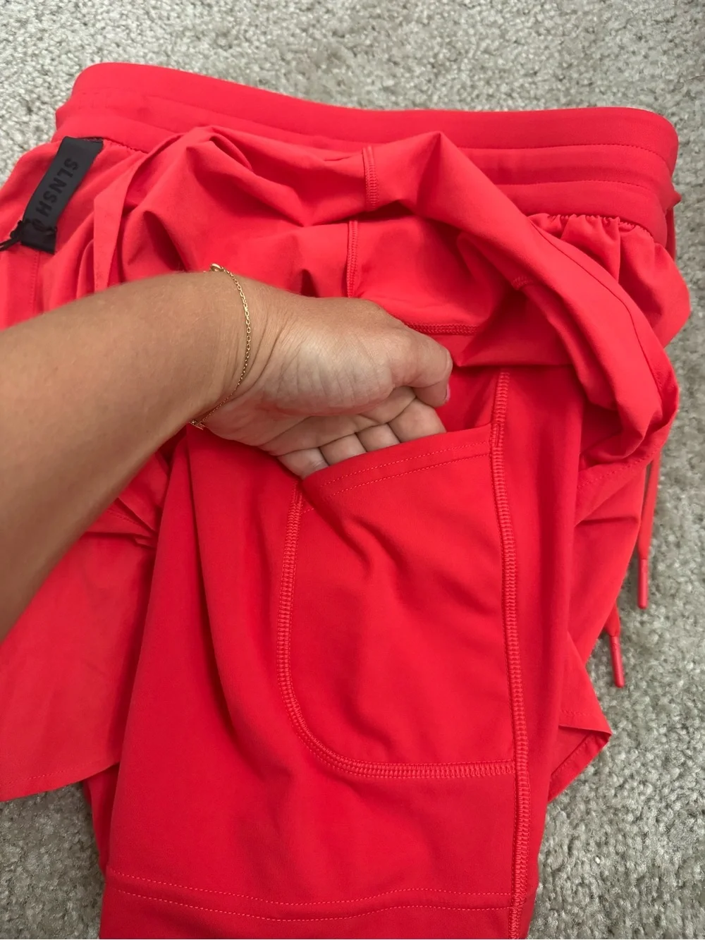Lululemon Swift 2-in-1 High-Rise Shorts 6” Love Red XS NWT tag $128